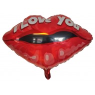 I Love You Læber folie ballon 18" (u/helium)